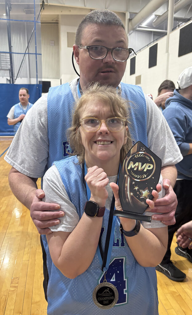 team member with mvp award